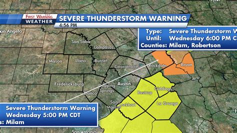 Wednesday Weather Blog Tornado Forms In Bryan Storms Continue Across Central Texas