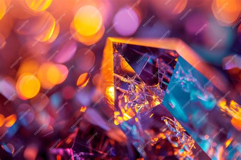 Premium Photo Geometric Crystal Structure Macro Photography Of A