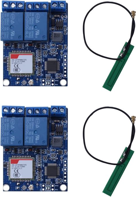 Tiziana 2x Sms Gsm Remote Control Switch Sim800c Stm32f103c8t6 2