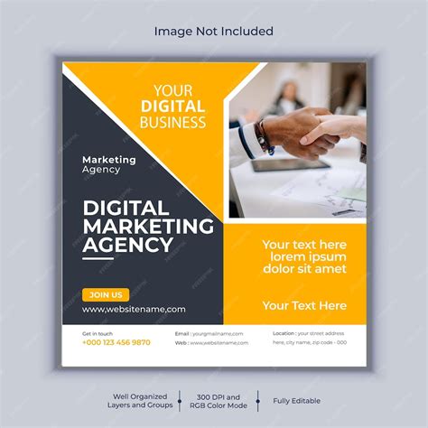 Premium Vector Digital Marketing Agency Social Media Post Banner Design Vector Template