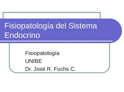 PPT Fisiopatología del Sistema Endocrino DOKUMEN TIPS