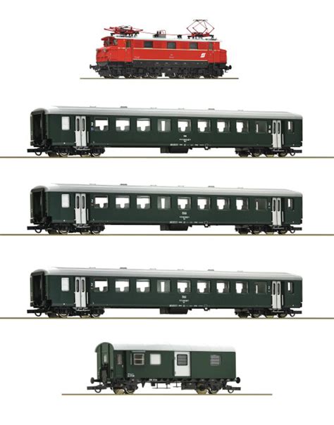 Roco 61493 Zugset Personenzug mit 1670 Ep IV ÖBB DC 465 40