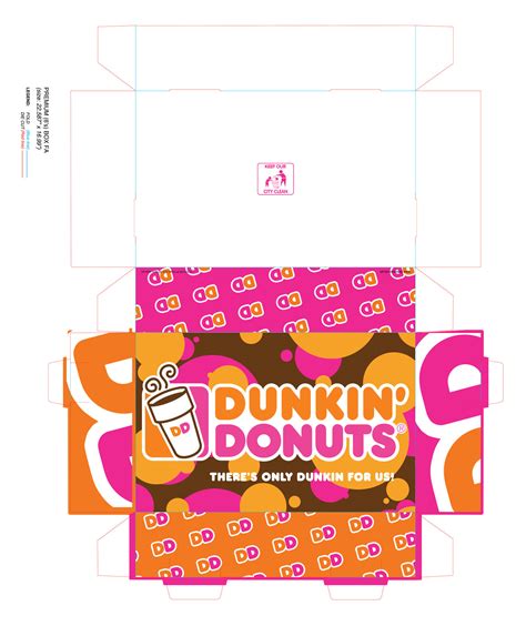 Dunkin Donut 6 And 12 Piece Box Design By Ralph Angelo Ignacio At