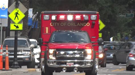 Orlando Fire Rescue 1 Responding Youtube