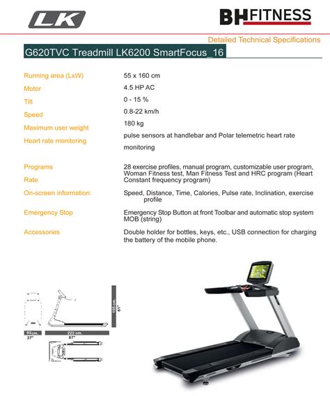 Buy BH Fitness G620 TVC Commercial Treadmill Online India