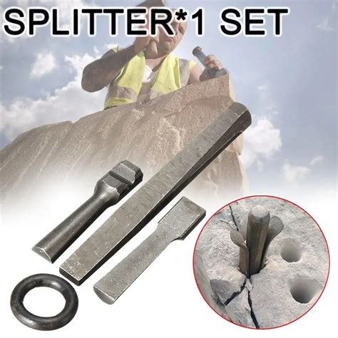 Buy New Stone Splitter 916 Metal Tip Wedge Feather