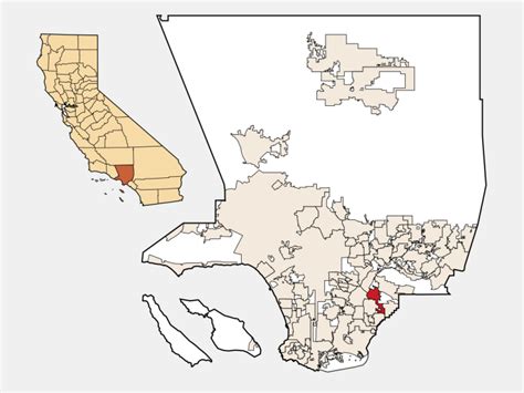 Santa Fe Springs, CA - Geographic Facts & Maps - MapSof.net