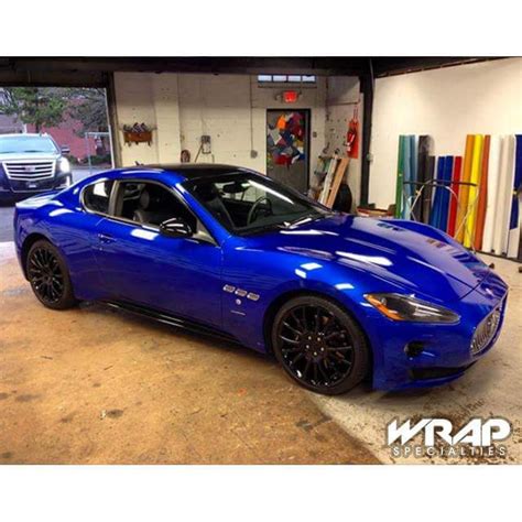 This Maserati Looks Sick Wrapped 3m 1080 Cosmic Blue Installed By Wrap