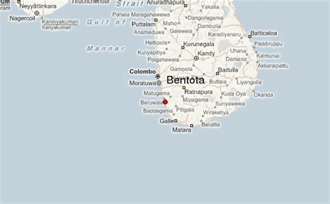 Where is bentota in sri lanka map - suiteter