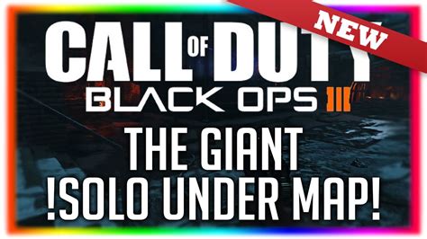 Black Ops Zombies Glitches New The Giant Under Map Solo Team