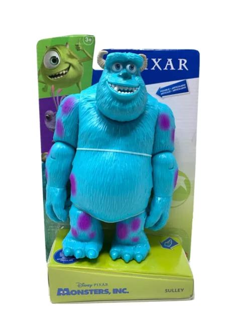 Disney Pixar Sulley Figure Monsters Inc Toys Pixar Movie Posable New