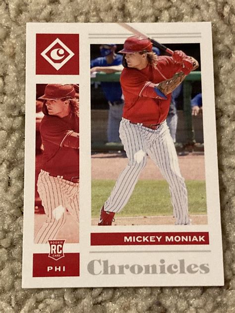 2021 Panini Chronicles 41 Mickey Moniak RC Philadelphia Phillies EBay