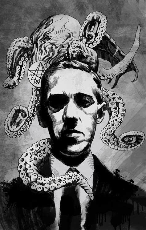 H.P. Lovecraft Print - The Art of Matthew Childers