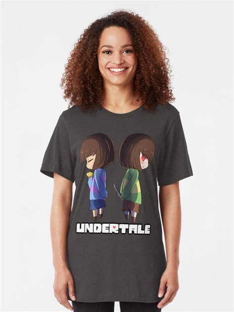 "Undertale - chara and frisk" T-shirt by CoolGuyEnzo | Redbubble