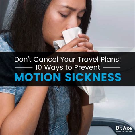 Motion Sickness How To Prevent It Natural Treatments Dr Axe