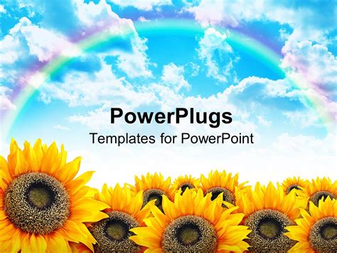 Sunflower Powerpoint Template