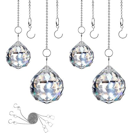 Amazon Merrynine Pcs Clear Crystal Ball Prism Sun Shine Catcher