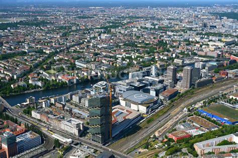 Berlin Von Oben Baustelle Zum Neubau Des Hochhaus Geb Udekomplexes