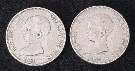 Spain Alfonso Xiii Pesetas Mpm