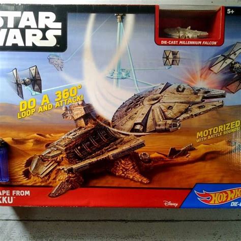 Promo Star Wars Hot Wheels Escape From Jakku Play Set Diskon Di Seller Qairina Store