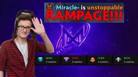 Is Miracle Still A Legend Analyzing The Gameplay Form Of Nigma Galaxy