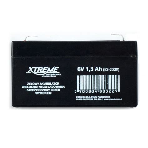 Gel Battery 6V 1 3Ah Xtreme Botland Robotic Shop