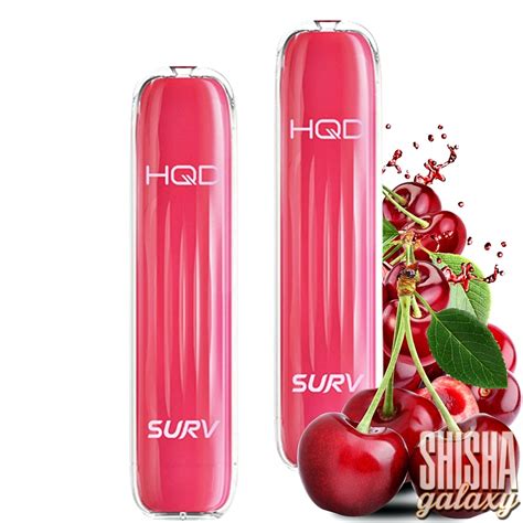 HQD SURV Cherry 600 Züge Nikotin 18 mg Shisha Galaxy Online Shop