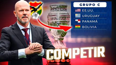 Grupos Copa AMÉRICA 2024 la Selección BOLIVIANA de Fútbol en el C