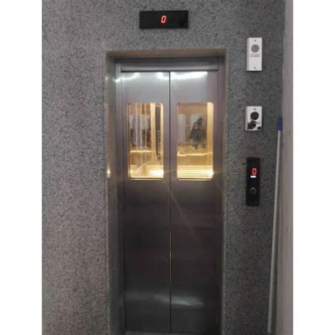 70 Hz 4 Person Stainless Steel Automatic Passenger Lift Maximum Speed