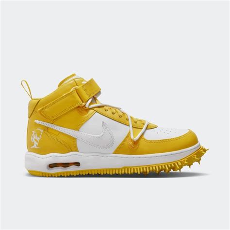 Off White X Nike Air Force 1 Mid Varsity Maize Dr0500 101