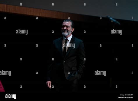 Actor Antonio Banderas Receives The Honorific Prize Of The Biznaga De