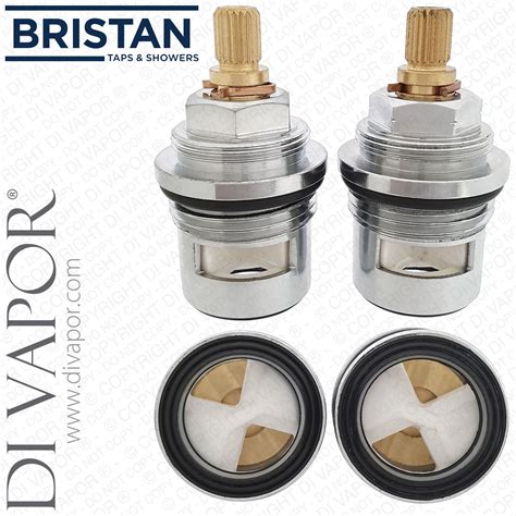 Bristan 9v2007nc 1 4 Turn 3 4 Pair Cd Valve Cartridges 8 20 Hot And Cold For Nr 3 4