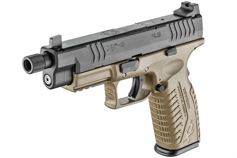 Springfield Xdm 9mm 4 5 Fde Essentials Package With Threaded Barrel Vance Outdoors