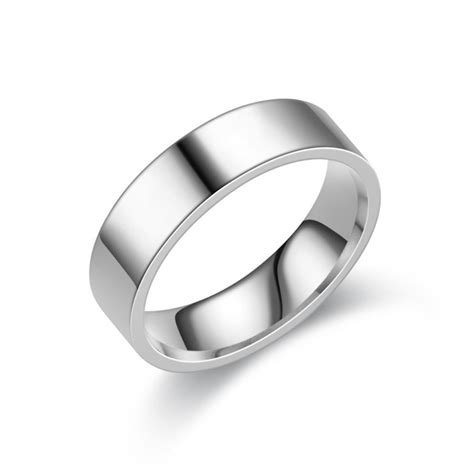 Jual Cincin Couple Angka Romawi Titanium Stainless Steel Dan Sisi Rata