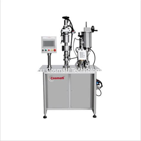 Semi Automatic Sunscreen Spray Filling Machine Manual Aerosol Gas