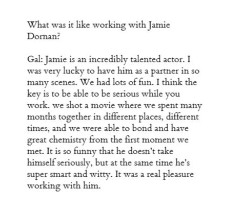 Just Jamie Dornan Uk Fan Account On Twitter Extract From Interview