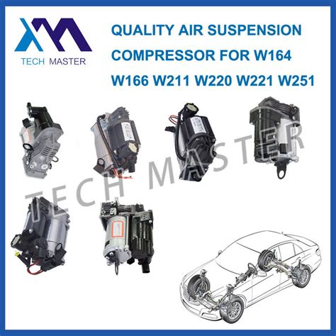 Air Suspension Compressor For Mercedes Benz W164 W220 W251 W211 W220