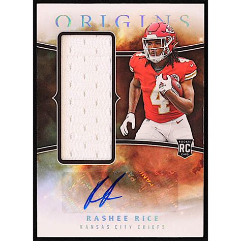 Rashee Rice Panini Origins Rookie Jumbo Jersey Autographs Rc