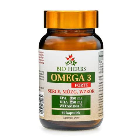 Omega Forte Epa Dha Witamina E Kapsu Ek Bio Herbs