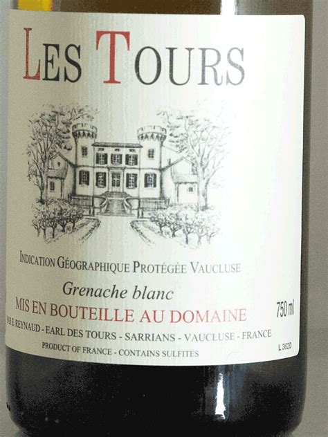 Château des Tours Les Tours BLANC 2019