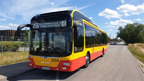 MAN NL253 Lion S City Hybrid 9554 Mobilis Linia 256 Metro