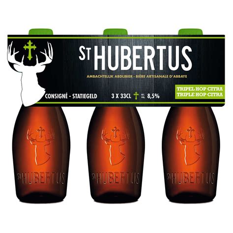 Sint Hubertus Triple Hop Bier 8 5 Alc 3 X 33 Cl Delhaize