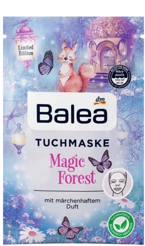 Balea Magic Forest Tuchmaske Maska w płachcie cena opinie