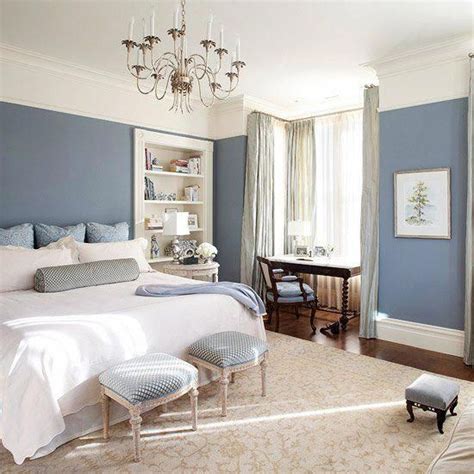 Slate Blue Walls In A Master Bedroom Bluebedroom In 2020 Blue Bedroom Walls Bedroom Colors