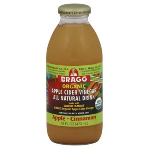 Bragg Apple Cider Vinegar Organic Apple Cinnamon Oz From Ralphs