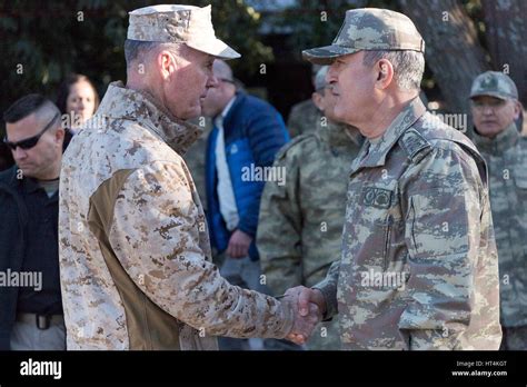 Us Joint Chiefs Of Staff Chairman Joseph Dunford Meets With Turkish