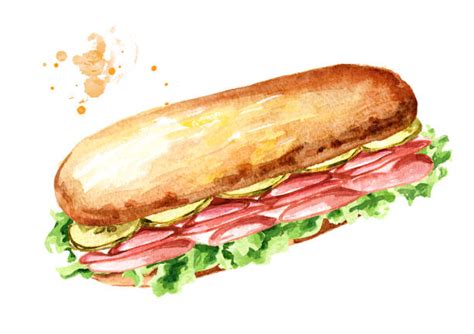 Best Subway Sandwich Illustrations Royalty Free Vector Graphics And Clip