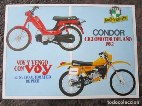 Hoja Publicidad Original Puch Voy Y Puch Condor Vendido En Venta