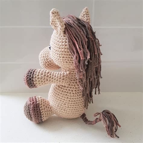 Hand Crocheted Horace The Stuffed Horse Horse Crochet Animals