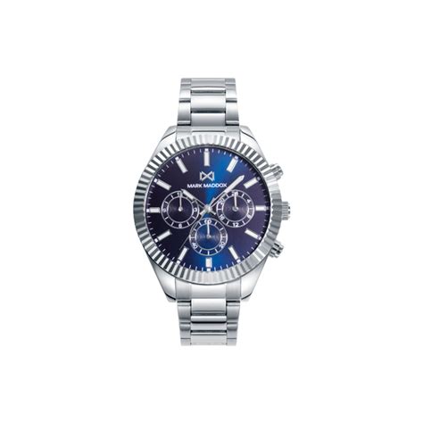 Reloj Mark Maddox Mujer Shibuya Esfera Azul Cielo Correa Acero Mm